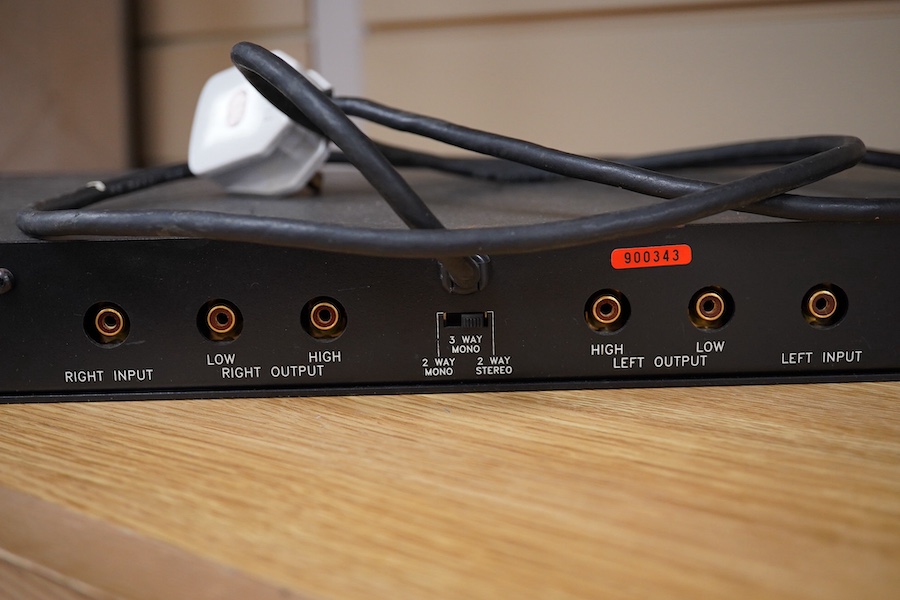 Bryston 10B Active Stereo Crossover for rack mounting. Condition - good, sold untested.